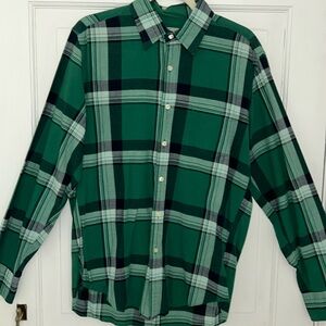 JCrew Men's Madras Plaid Shirt